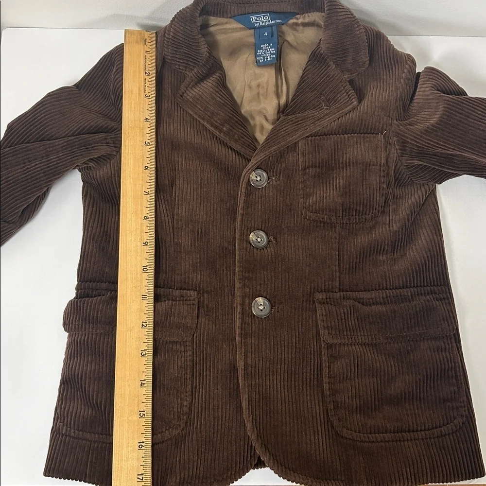 Vintage Ralph Lauren Kids Chocolate Corduroy Blazer